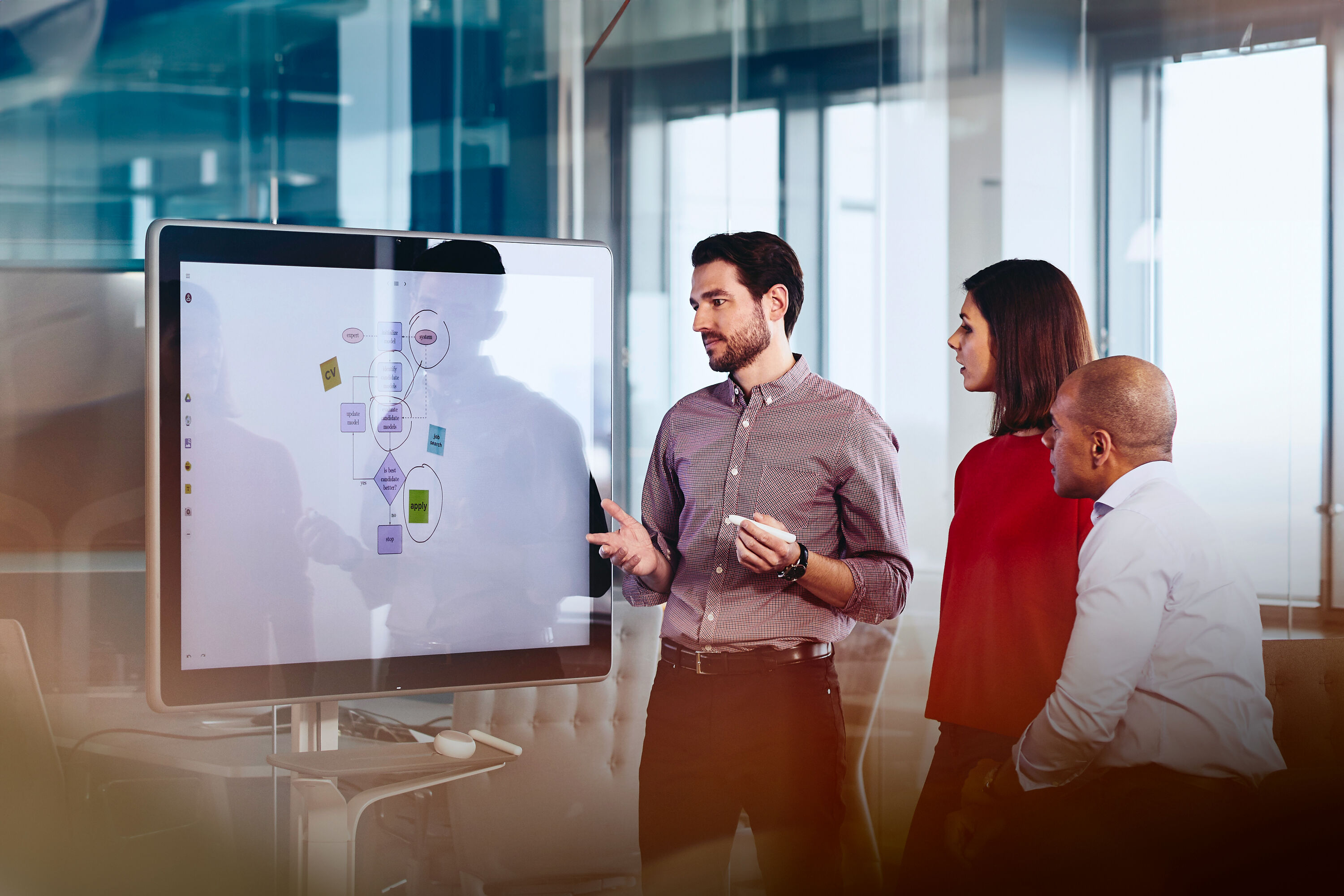 meeting with data