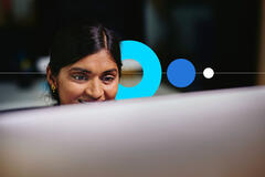 profissional de RH digital em escritório