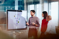 meeting with data